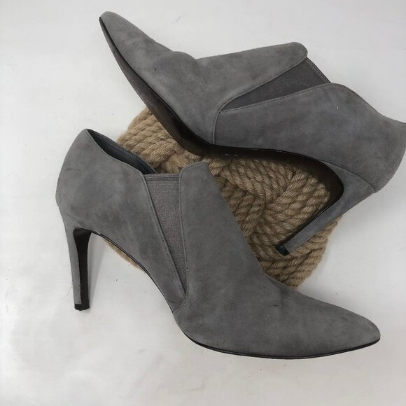 Cole Haan Grand OS suede slip on heels booties 9b - Picture 2 of 11